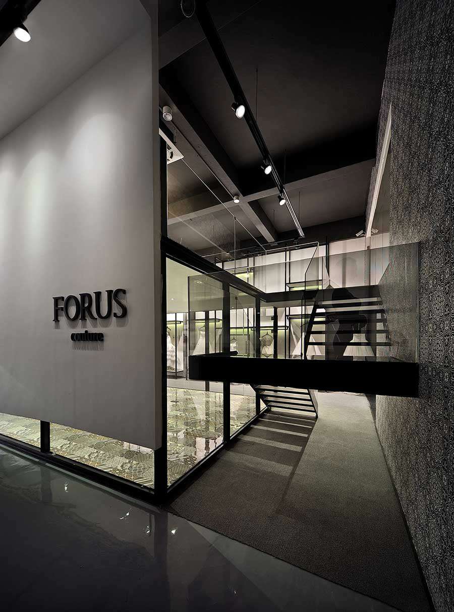 工業風婚紗攝影店裝修設計效果圖