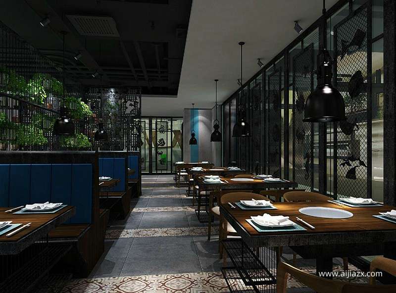 200平米火鍋店裝修設計，小型火鍋店廚房布局設計