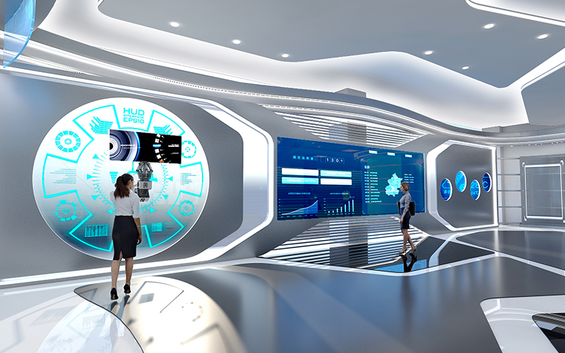 1000平米企業(yè)數(shù)字展廳設(shè)計(jì)效果圖