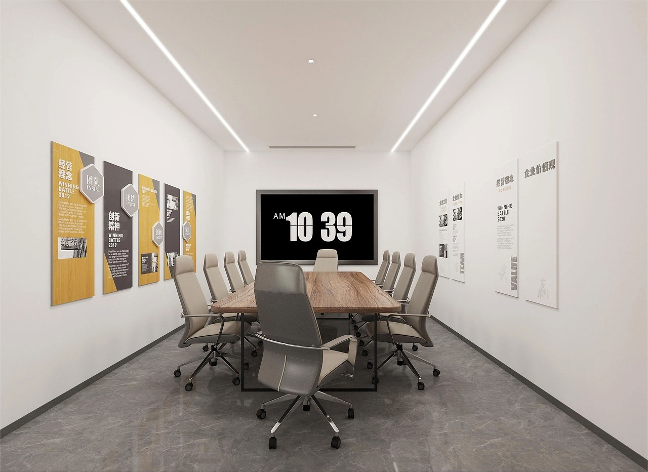 500平米鄭州辦公室裝修設(shè)計效果圖