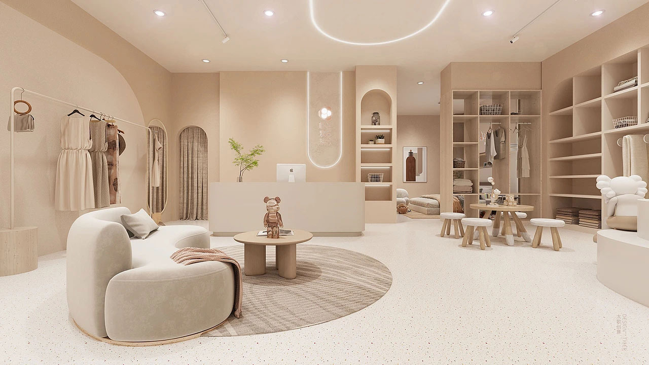 210平米鄭州女裝店面裝修設計效果圖