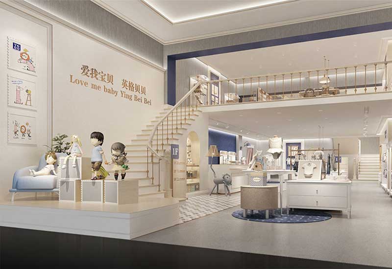 鄭州服裝店裝修設計費用：試衣間鏡子定制設計費