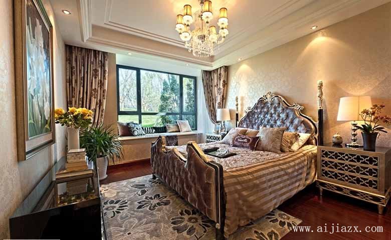 溫馨宜人的簡(jiǎn)歐風(fēng)格臥室裝修效果圖