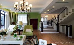 鄭州127平米個性現(xiàn)代風(fēng)格復(fù)式樓裝修效果